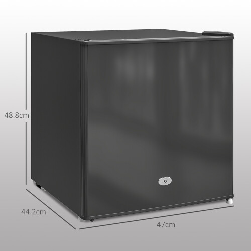 Homcom (Black) HOMCOM 35L Tabletop Freezer with Removable Wire Shelf and Two Keys 2