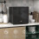 Homcom (Black) HOMCOM 35L Tabletop Freezer with Removable Wire Shelf and Two Keys 8