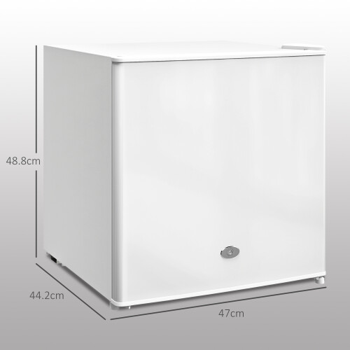 Homcom (White) HOMCOM 35L Tabletop Freezer with Removable Wire Shelf and Two Keys 2