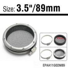(89mm (3.5inch)) Autofab Universal Turbo Filter Turbo Guard Screen Air Filter T3 T4 - 3" 3.5" 4" Turbocharge Intake Pipe Epaa11g02