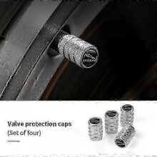 (Plaid Silver) 4Pcs Valve Car Wheel Tire Valve Caps For Jaguar XF XJ XFR XKR S-Type F-Type X-Type F-Pace I-Pace E-Pace XJR XE shry