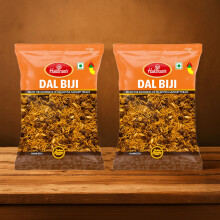 Haldiram's Dal Biji – 200g (Pack of 2) | Spicy & Crunchy Indian Snack | Traditional Namkeen | Net Weight 400g