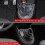 Car Carbon Fiber Central Gear Panel Control Panel Decal Interior Modification for Hyundai I10 2021 2022 4