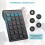 Wireless Bluetooth Number Keypad, 22-keys Portable Slim Numeric Pad for Laptop Computer, Pc, Deskto 5