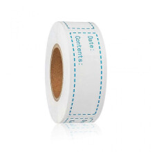 (Blue) 500pcs Kitchen Food Labels Self Adhesive Freezer Date Label Stickers Roll Home