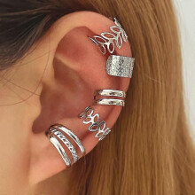 (IF20913398) Women earring girl stud ear Drop IFMIA Vintage Snake Charm Gold Round Ear Clips Trend Ear Cuffs Vale