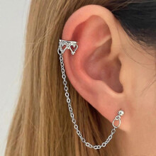 (IF20913396) Women earring girl stud ear Drop IFMIA Vintage Snake Charm Gold Round Ear Clips Trend Ear Cuffs Vale