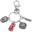Fire Keychain Backpack Hanging Key Ring Fire Extinguisher Key Chain Bag Keychain Z 1