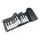 1pcs 49 Key Portable Soft Silicone Crimping Electronic Keyboard Piano 1