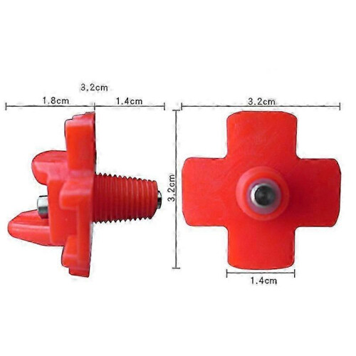 10pcs Water Nipple Chicken Feeder, Automatic Chicken Drinker, Chicken Drinker Plastic Water Bowl 1