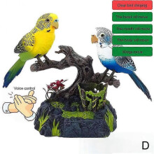 (Type D) Sound Control Stimulation Induction Cage Bird Cage Sound Electric Bird Pet Toy