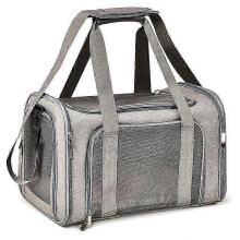 Foldable Mesh Breathable Pets Go Out Portable Diagonal Carrying Bag
