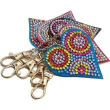 DIY Keychain Diamond Drawing Christmas Gift Diamond Sticker Embroidery Double -sided Drill Acrylic K