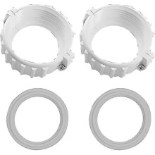 Spa Hot Tub Heater Split Nut Unions with Gasket/o-rings (2 Pack)