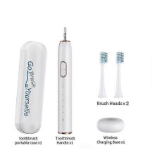 (2 Heads-S800) Electric Sonic Toothbrush 8 Brush Heads Smart Ultrasonic Dental Teeth Whitening Rechargeable Adult Tooth Brush Sarmocare S100