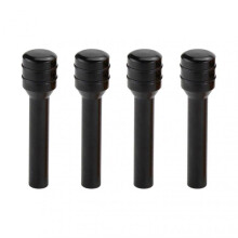 (Black) 4Pcs Alloy Car Door Lock Knobs Anti-deformed Inner Door Lock Pull Pins Automotive Inner Door Latches Decor Interior xi