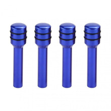(Blue) 4Pcs Alloy Car Door Lock Knobs Anti-deformed Inner Door Lock Pull Pins Automotive Inner Door Latches Decor Interior xi