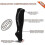 (M) Zipper Compression Socks Open Toe Compression Stocking 4