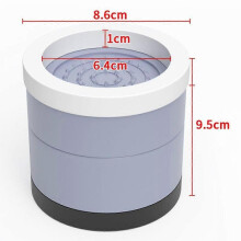 (D) 1PC Plastic Bed Risers New Adjustable Round Furniture Raise Blocks Heavy Duty Furniture Risers