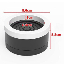 (H) 1PC Plastic Bed Risers New Adjustable Round Furniture Raise Blocks Heavy Duty Furniture Risers