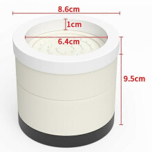 (E) 1PC Plastic Bed Risers New Adjustable Round Furniture Raise Blocks Heavy Duty Furniture Risers
