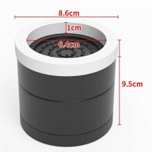 (A) 1PC Plastic Bed Risers New Adjustable Round Furniture Raise Blocks Heavy Duty Furniture Risers