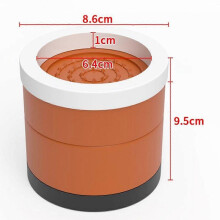 (G) 1PC Plastic Bed Risers New Adjustable Round Furniture Raise Blocks Heavy Duty Furniture Risers