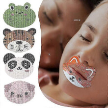 (30Pcs Pig) Kids Cartoon Sealing Stickers Orthopedic Breathing Sleep Strips,mouth Tape For Sleeping,antisnoring Patch For Less Mouth Breath 30 Pcs