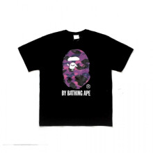 (L, 21) 2023 Japanese T-shirt For Men Aasual Letter Print Round Neck Short-sleeved  Bapes T Shirts Short Sleeve Cotton Unisex T Shirt