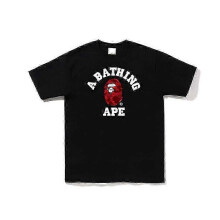 (XL, 3) 2023 Japanese T-shirt For Men Aasual Letter Print Round Neck Short-sleeved Bapes T Shirts Short Sleeve Cotton Unisex T Shirt