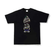 (XL, 8) 2023 Japanese T-shirt For Men Aasual Letter Print Round Neck Short-sleeved  Bapes T Shirts Short Sleeve Cotton Unisex T Shirt