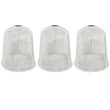 Large Plastic Plant Protection Bell Cloche with Ground Pegs Pack of 3