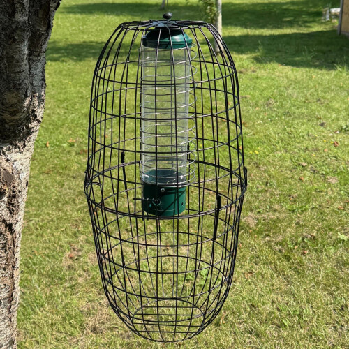 Selections Large Squirrel Proof Hanging Bird Feeder Protection Cage 1