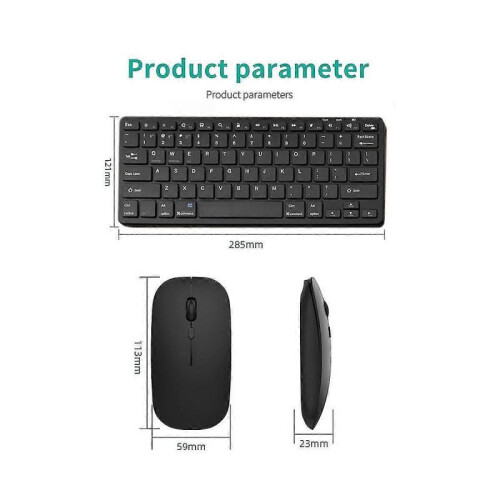 Wireless Bluetooth Keyboard Mouse Three Mode Keyboard Rechargeable Keyboard Mouse Support Tablet La 1