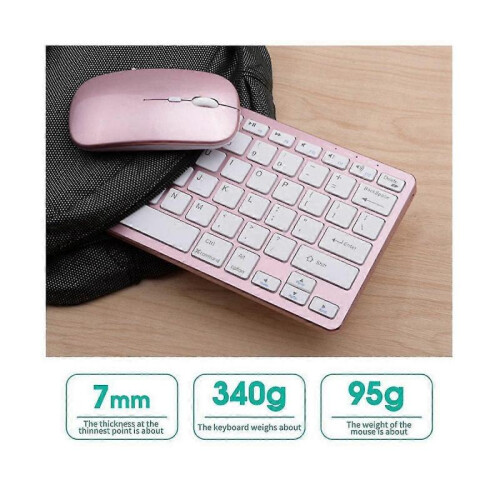 Wireless Bluetooth Keyboard Mouse Three Mode Keyboard Rechargeable Keyboard Mouse Support Tablet La 2