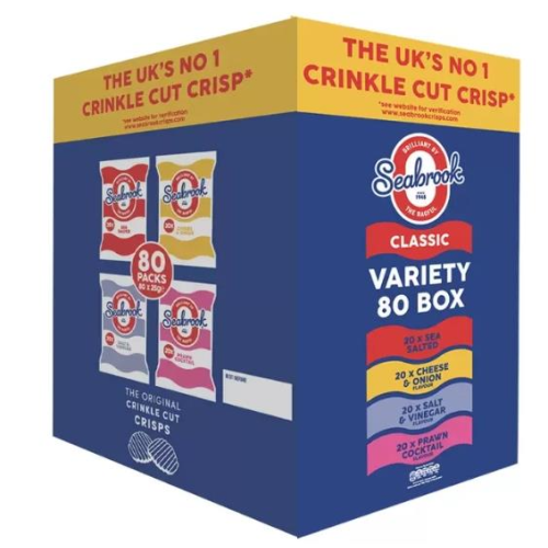 Seabrook Variety Box, 80 x 25g