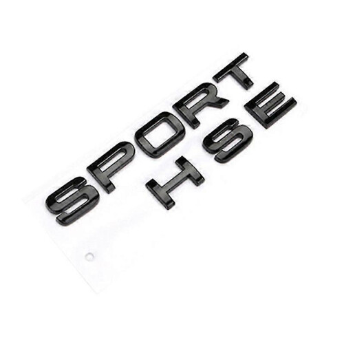 Gloss Black Letters Sport Hse Trunk Tailgate Nameplate Logo for Range Rover