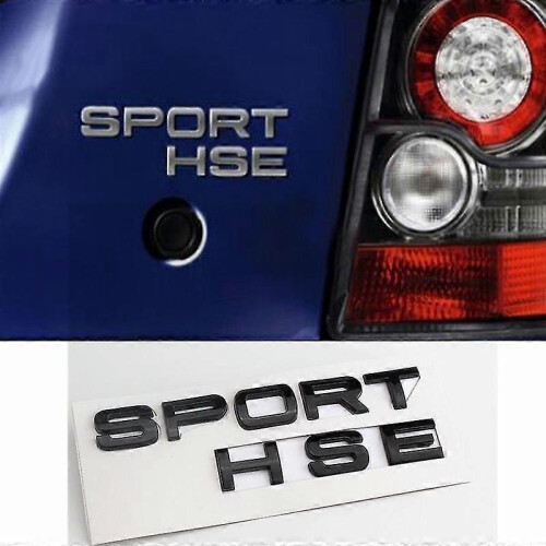 Gloss Black Letters Sport Hse Trunk Tailgate Nameplate Logo for Range Rover 1