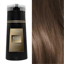 (Light brown) Nova Hair Dye Shampoo, Nova Hair Instant Dye Shampoo, Nova Hair Dye Shampoo,Nova Hair Instant Dye Shampoo for Men & Women