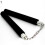(Black) Durable Metal Chain Martial Sponge Nunchaku Show 1