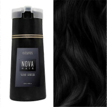 (Black) Nova Hair Dye Shampoo, Nova Hair Instant Dye Shampoo, Nova Hair Dye Shampoo,Nova Hair Instant Dye Shampoo for Men & Women