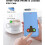 (Blue) IDiskk phone lock box with timer, suitable for Android iPhone timing lock box 2