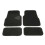 Tappetini auto - ALLRIDE - Universali - Neri - Set da 4 pezzi - Antiscivolo Auto 1