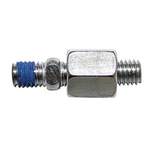 Spiegeladapter M8 rechtse draad, chroom, voor M-stelen. M8 - UNIVERSAL Auto