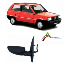 Oikea ulkopeili Fiat Panda (141) 1986> mekaaninen musta Auto