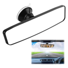 Auton sisätaustapeili, 24 x 6,5 cm 360 käännettävä auton takapeili auto SUV Trucks Auto