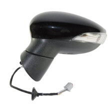 Rétroviseur extérieur gauche électrique - Ford - Fiesta VI - Asphérique - Clignotant - 2008-2012 Auto
