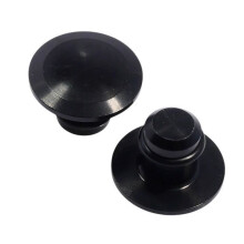Cache HIGHSIDER CNC aluminium pour filetage de rétroviseur M10, noir moto, scooter, moped, quad Auto