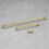 (30mm Knob) Satin Brass Octagonal Cabinet Handles 7