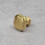 (30mm Knob) Satin Brass Octagonal Cabinet Handles 4